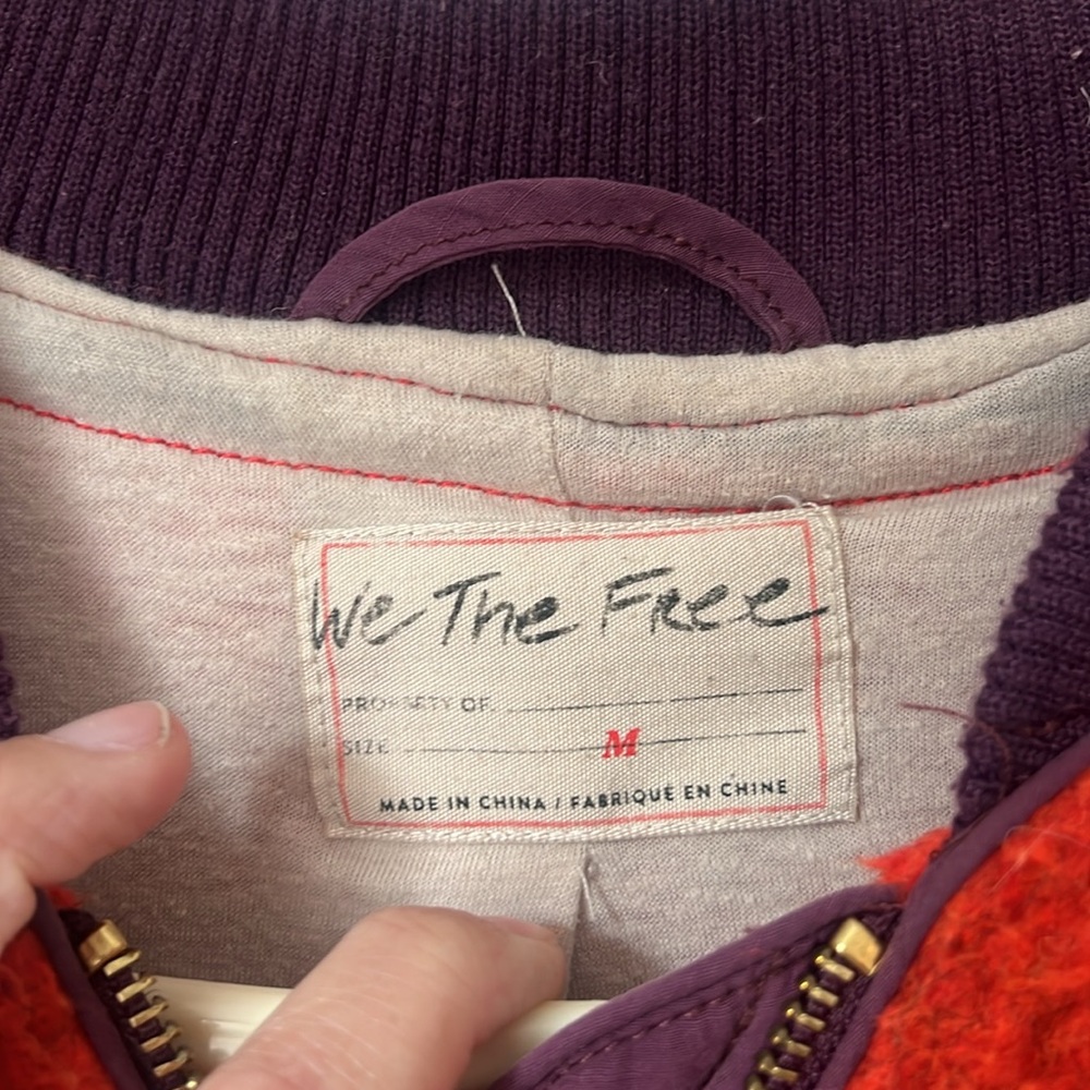We The Free Red and Purple Jacket - Picture 3 of 5